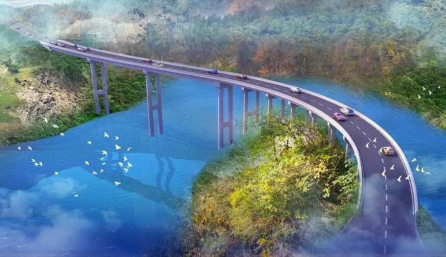 漢濱區流水鎮流水河大橋建設工程